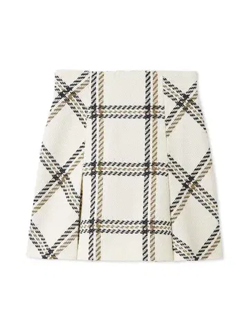 SNIDELSustainable 로빙 체크 미니 스커트 0 사이즈