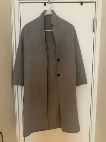 en route 그레이 롱 코트