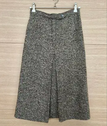 PAUL&JOE 트위드 스커트 브라운 32