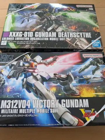 HG GUNDAM DEATHSCYTHE & VICTORY GUNDAM