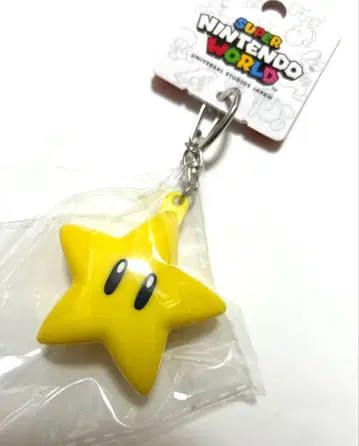 USJ 한정판 슈퍼스타 빛나는 키체인 새상품 마리오 신상 닌텐도