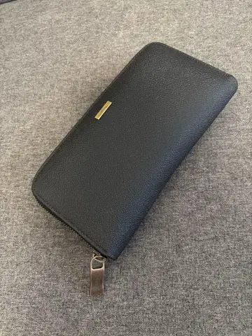 Orblanco 블랙 가죽 장지갑