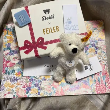 Steiff x Feiler 한정판 키링 무민 inred 문구