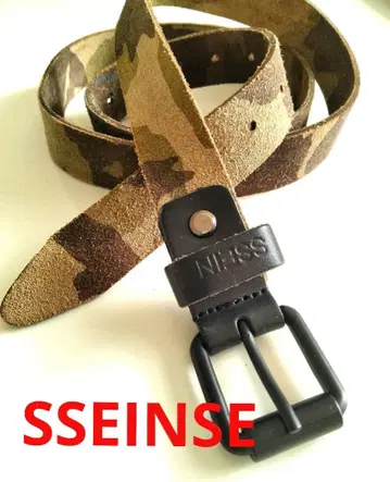 SSEINSE ARMY suedetouchbelt