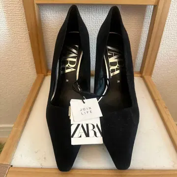 ZARA 블랙 하이힐 39