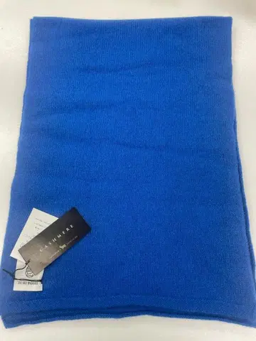 캐시미어 100% 스톨 머플러 블루