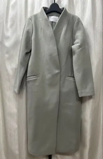 [ marvelous by Pierrot ] 멜톤 노카라 코트/M/민트