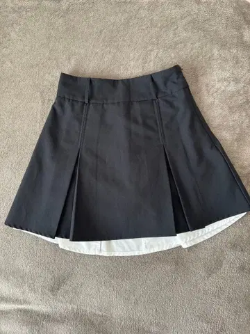 아카이브 archives 플리츠 스커트 셔츠