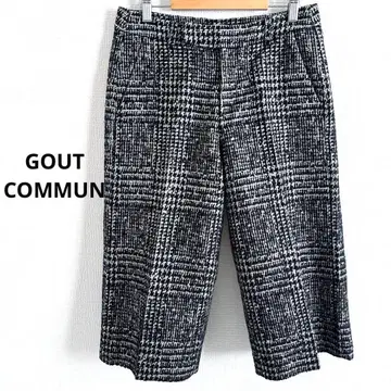 GOUT COMMUN 이탈리아 트위드 7부 팬츠 M