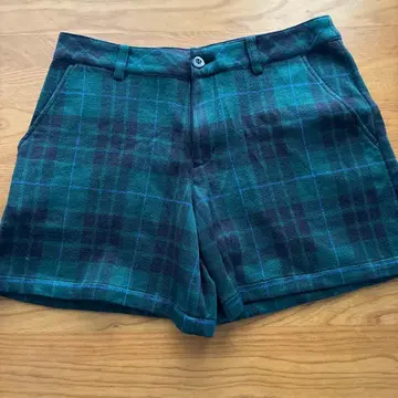 빔즈 골프 여성용 체크 무늬 팬츠 중고품