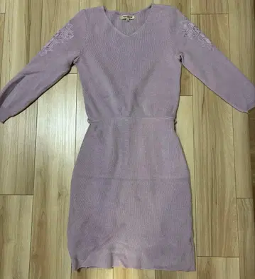 Apuweiser-riche 연보라 니트 원피스 사이즈 2