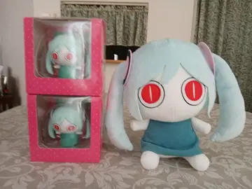 마이아이나 앉아있는 big 봉제 인형 + 도우시테짱 피규어 2개 세트