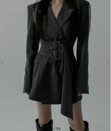 meltthelady thick belt jacket onepiece