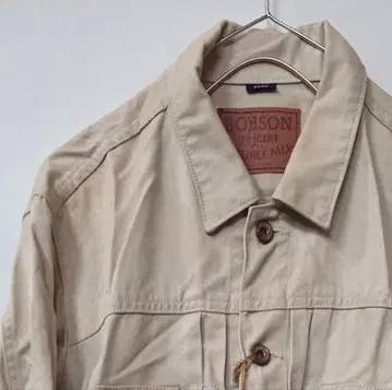 BOBSON DOUBLE MIX 베이지 자켓 프리 사이즈