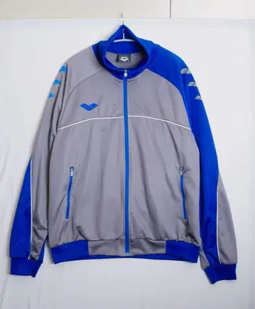 arena 아레나 로고 후드티 맨투맨 블랙 x 블루 O 사이즈