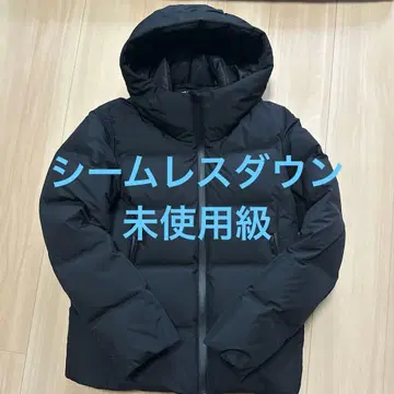 [ 미사용급 컨디션 최상 ] 유니클로 심리스 다운 파카 블랙 S 사이즈