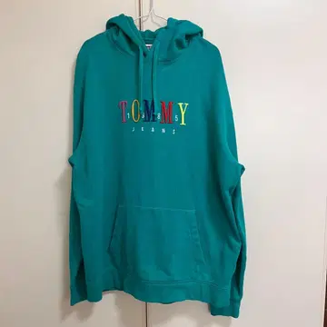 타미힐피거 진스 그린 후디 XL