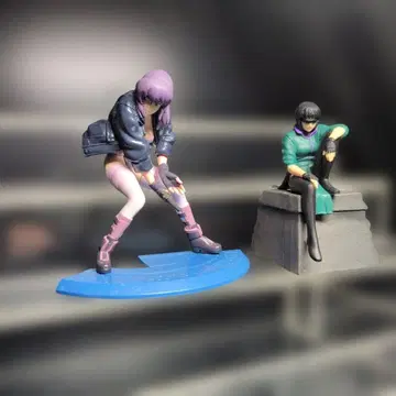 애니메이션 스타일 피규어 2체 세트 쿠사나기 모토코