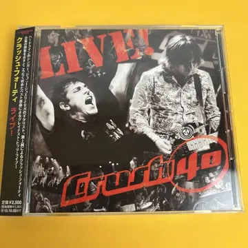 CRUSH 40 live! 크러쉬 포티 / 라이브 CD 오비 포함