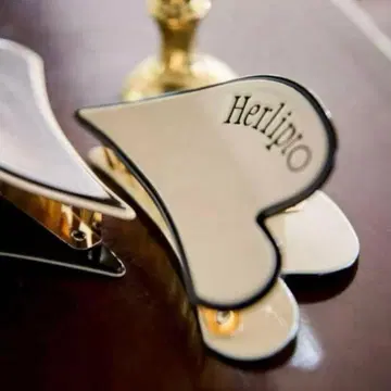 herlipto Bicolor Heart Hair Clip