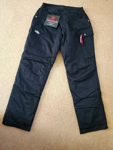 BURTLE 8212 방한 카고 팬츠 L 블랙