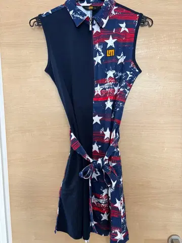 Loudmouth 성조기 패턴 원피스 M 사이즈