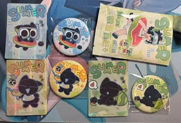 라샤오헤이 전기 중국 한정판 여름 캔뱃지 샤오헤이