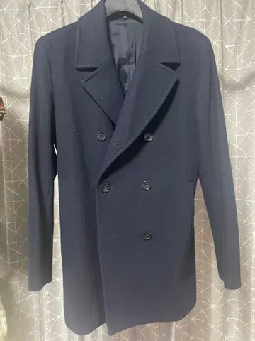 theory 울 피코트 더블 버튼