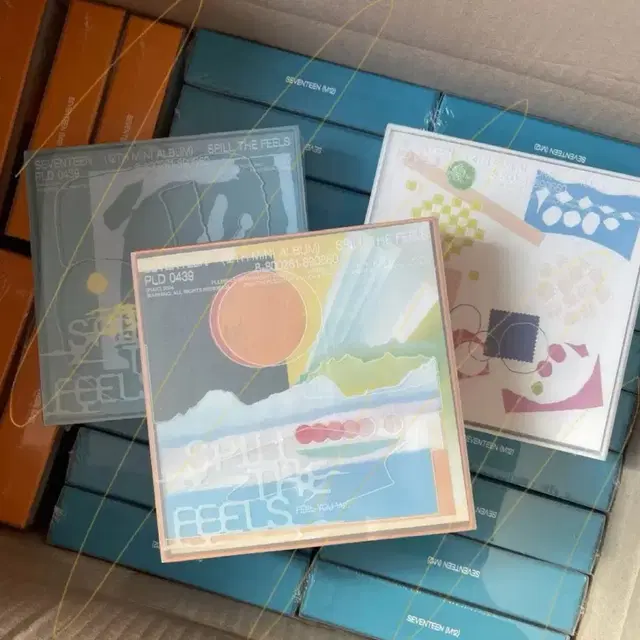 세븐틴 미니12집 SPELL THE FEELS 앨범 미개봉 스탬프 포함