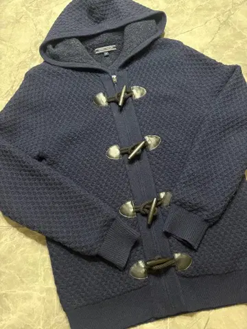 TOMMY HILFIGER 네이비 더플 점퍼 M 사이즈