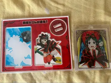 블랙 마녀가 지나간다 아크릴 디오라마 아크릴 키링 초코 큐비드