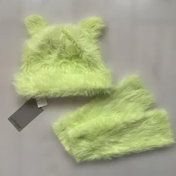 미사용 새상품 니트 모자 암커버 2세트