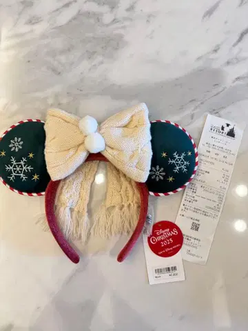 디즈니 크리스마스 한정판 머리띠