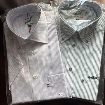 반슈 직조 와이셔츠 2장 세트 L 사이즈