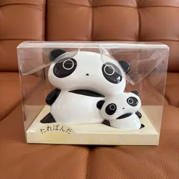 타레판다 저금통 부모와 아이 팬더 헤이세이 레트로 미사용 새상품