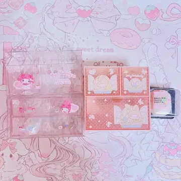 산리오 마이멜로디 화장품 오거나이저 체스트 소품함 2013년 4점