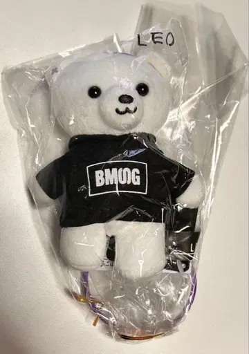LEO 화이트 곰 봉제 인형 BMSG