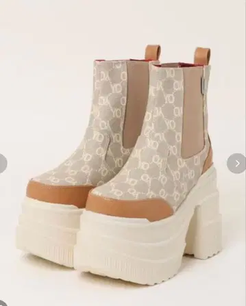 [ YOSUKE/요스케 ] 통굽 사이드 고어 숏부츠