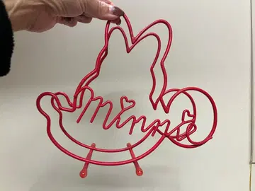 미니 마우스 메탈 스탠드 레드