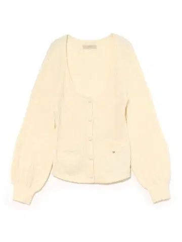 andmary Sugar knit cardigan ivory