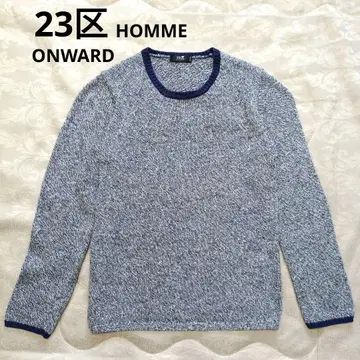 새상품급 23구 HOMME 니트 스웨터 남성용 니트 네이비 계열