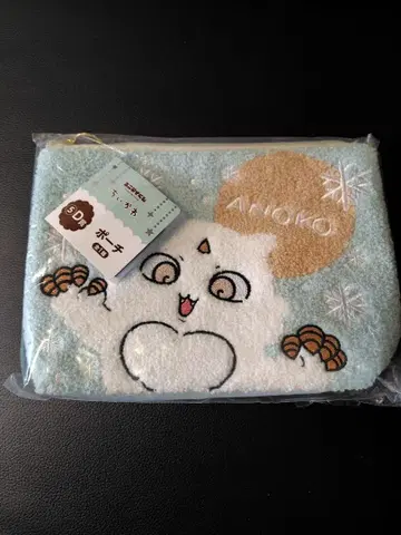 치이카와 제일복권 ANOKO 눈사람 타월 파우치