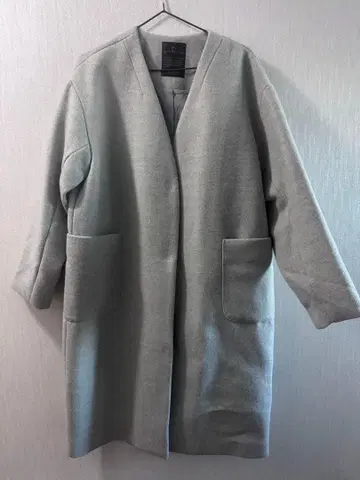 스튜디오 클립 그레이 롱 코트