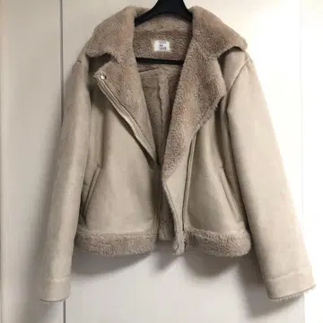 OLIVE des OLIVE 스웨이드 무스탕 자켓