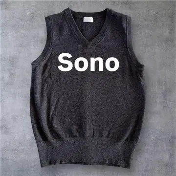 [ 미사용 새상품 ] Sono 울 100 V넥 니트 베스트