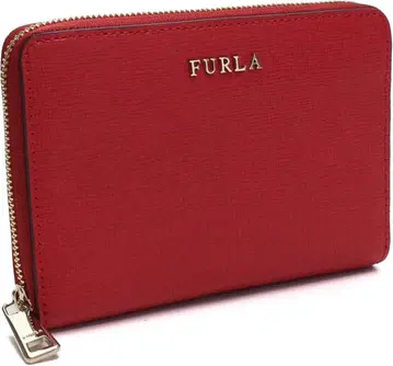 [ 새상품급 ] FURLA 훌라 빨간색 레드 접이식 지갑 바빌론 시리즈