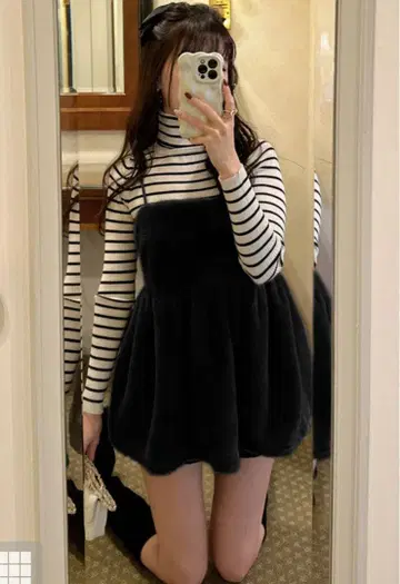 그레일 퍼 플럼 뷔스티에 블랙 프리 사이즈