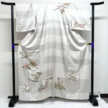 호몬기 금채 에가스미 와리비시지몬 모란 민들레 제비꽃 기모노 043k d