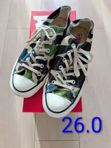 컨버스 카모플라쥬 made in Japan 26.0