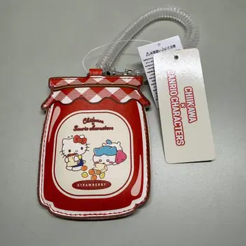 치이카와 산리오 캐릭터즈 슈퍼마켓 페이크 다이컷 패스 케이스